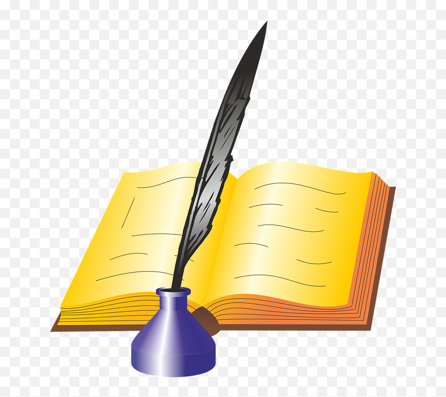 Pen Ink Book To - Libro Y Pluma Png,Pen Vector Png