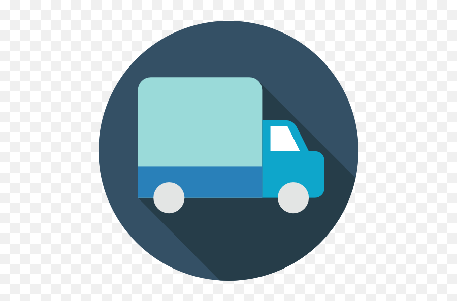 Delivery Truck - Free Transport Icons Flat Icon Delivery Png,Car Flat Icon