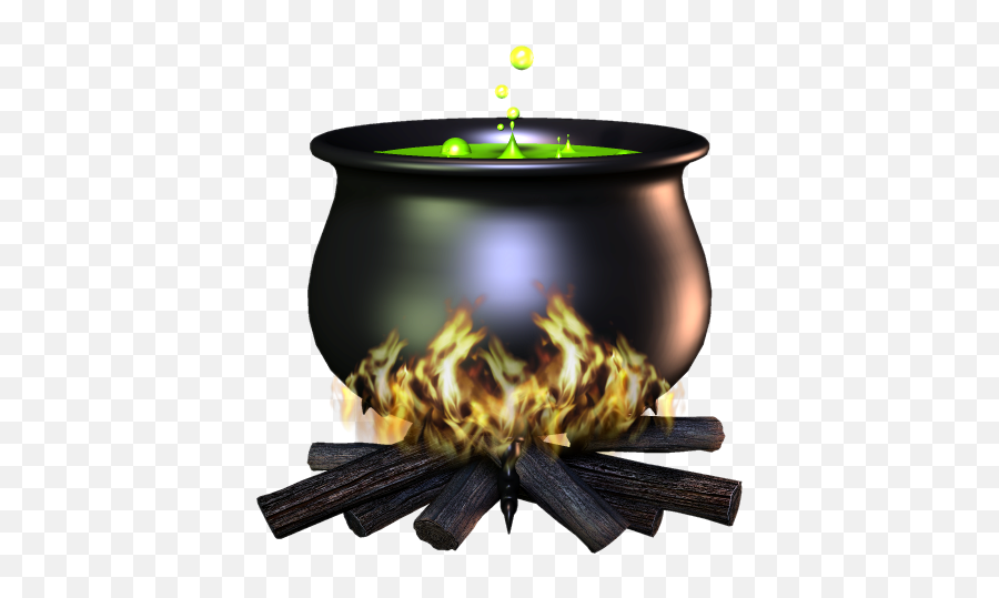 Cauldron Png - Witches Cauldron With Fire,Cauldron Png