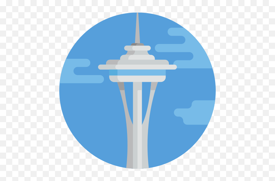 Space Needle - Free Monuments Icons Vertical Png,Needle Icon