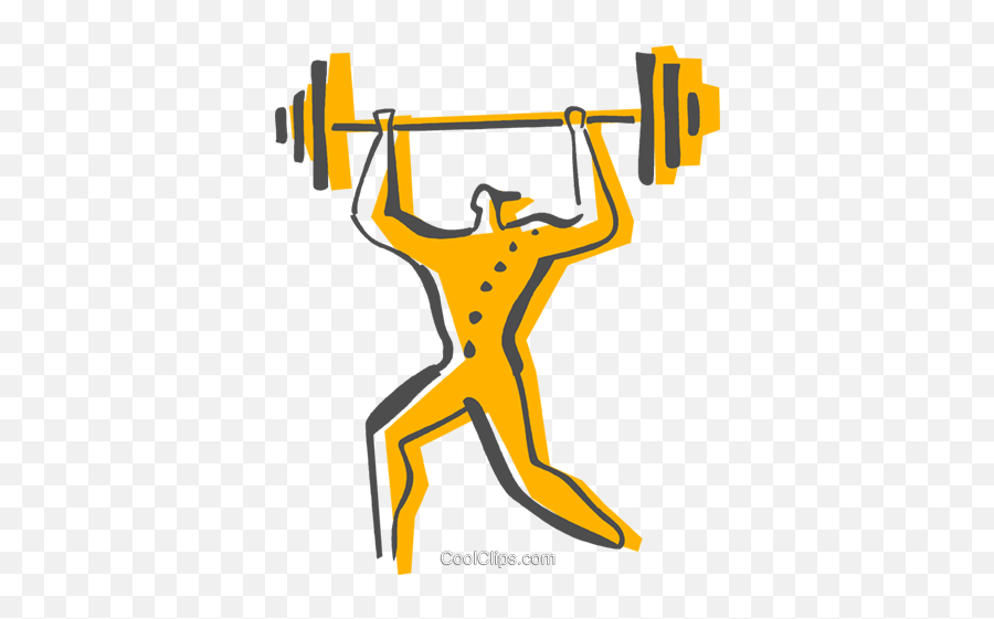 Bodybuilding And Weight Lifting Royalty Free Vector Clip Art - Weights Png,Lifting Weights Icon
