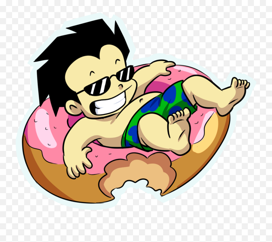 Drake Pool Float - Sticker Lilbruno Online Store Cartoon Png,Pool Float Png