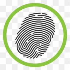 Fingerprinting Badge - Online Print png
