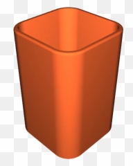 Square Pencil Holder By Andrewcybernerd Download Free - Solid png