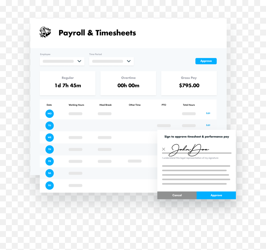 Contractor Payroll U0026 Timesheet Software Servicetitan Png Time Sheet Icon