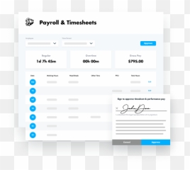 Contractor Payroll U0026 Timesheet Software Servicetitan Png