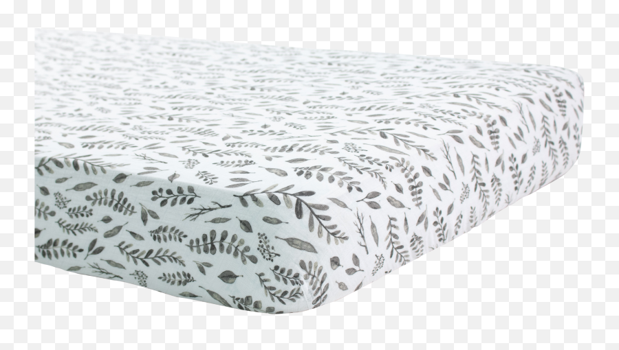 Leaves Crib Sheet - Twin Fitted Sheet Leaves Png,Crib Png