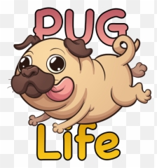 Pug Emoji Stickers Messages - png