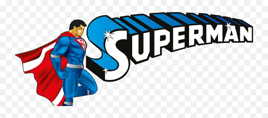 Superman Logo Words Png Image With No - Transparent Superman Logo,Superman Logo Pics