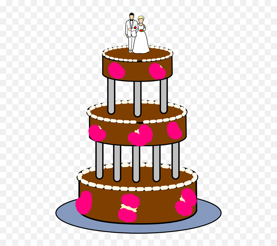 Wedding Cake Tiered Layers - Free Vector Graphic On Pixabay Wedding Cake Png,Wedding Cake Png