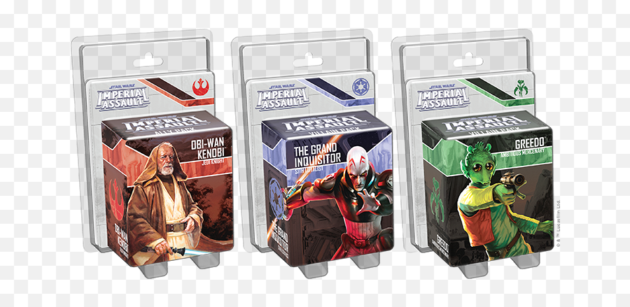 Obi - Wan Kenobi Greedo And The Grand Inqusitor Packs Star Wars Imperial Assault Obi Wan Miniatures Png,Obi Wan Kenobi Png