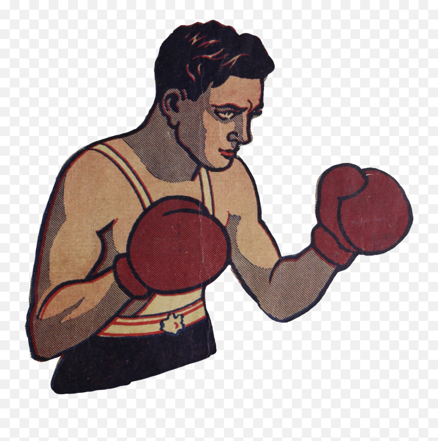 Boxinggloves Boxer Sport Vintage Manga - Boxing Clipart Old Fashioned Retro Boxing Png,Boxing Gloves Png