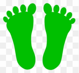 Library Of Leprechaun Footprints Clip Transparent Png Files - Colored Footprint Clipart