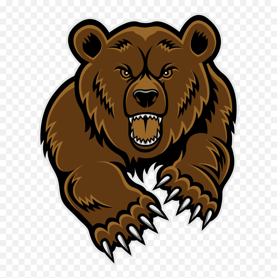 Best Angry Bear Clipart 29826 - Clipartioncom Grizzly Bear Clipart Png,Running Clipart Png
