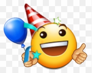 Emoji Stickers Png - Birthday Happy Happybirthday Fre Transparent Emoji Png
