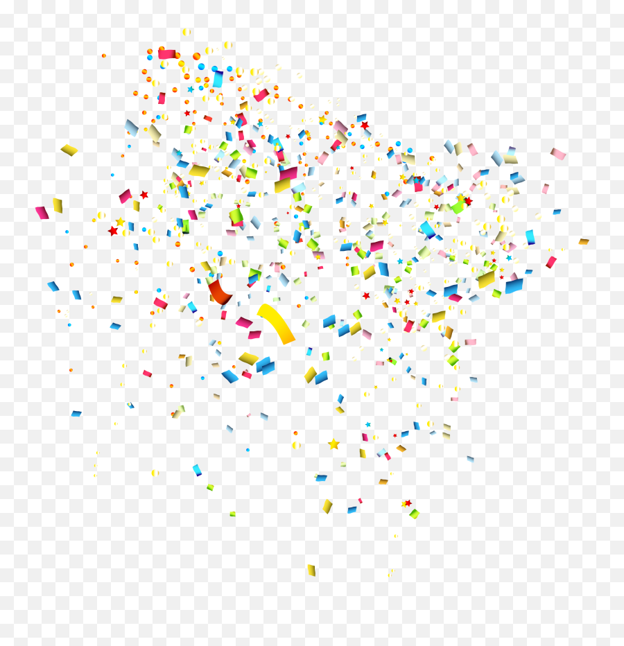 Colorful Confetti Png Download - Colorful Confetti Transparent Background,Confetti Png