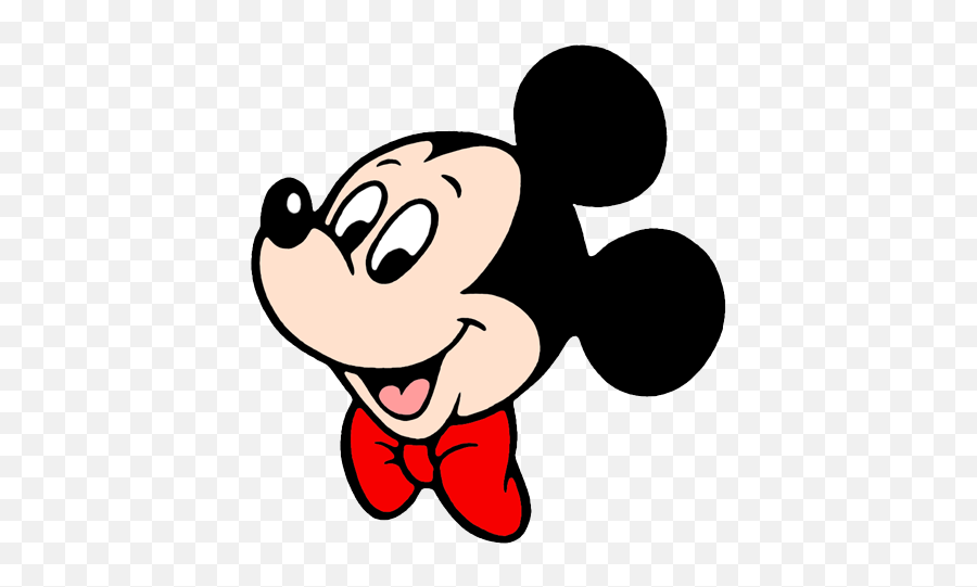 Download Hd Mickey Mouse Clip Art 2 - Mickey Mouse Face Hd Png,Wink Png