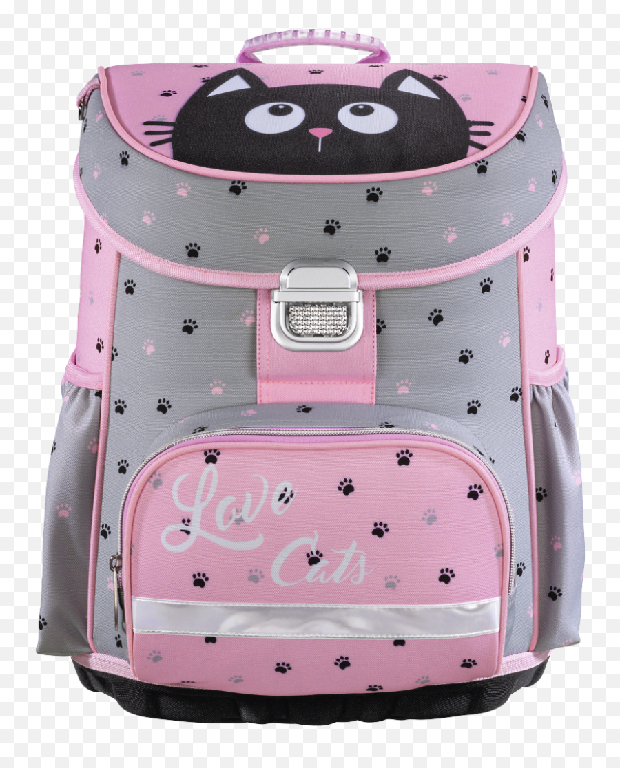 Download Hd Hama Schoolbag Funny Cat - Tornister Hama Funny Tornister Hama Dla Dziewczynki Png,Funny Cat Png
