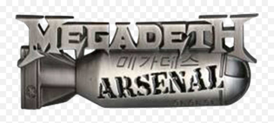 Arsenal Buckle By Megadeth - Heavy Metal Bands Png,Megadeth Logo Png