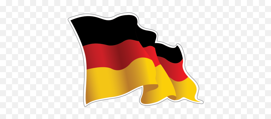 Printed Vinyl De Germany Flag Stickers Factory - Sticker German Flag Png,Germany Flag Png