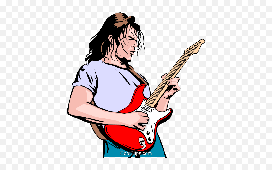 Guitar Player Royalty Free Vector Clip - Guitar Player Vector Png,Guitar Vector Png