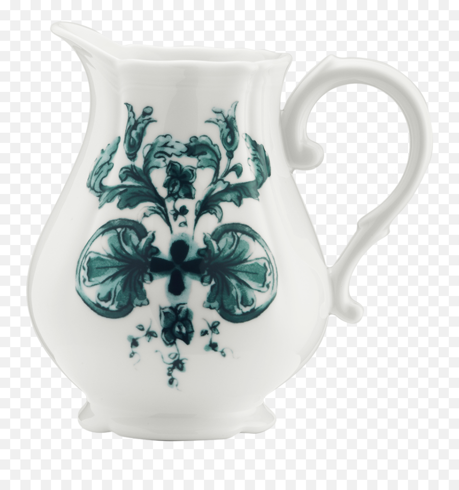 Richard Ginori Babele Green Milk Jug - Ceramic Png,Milk Jug Png