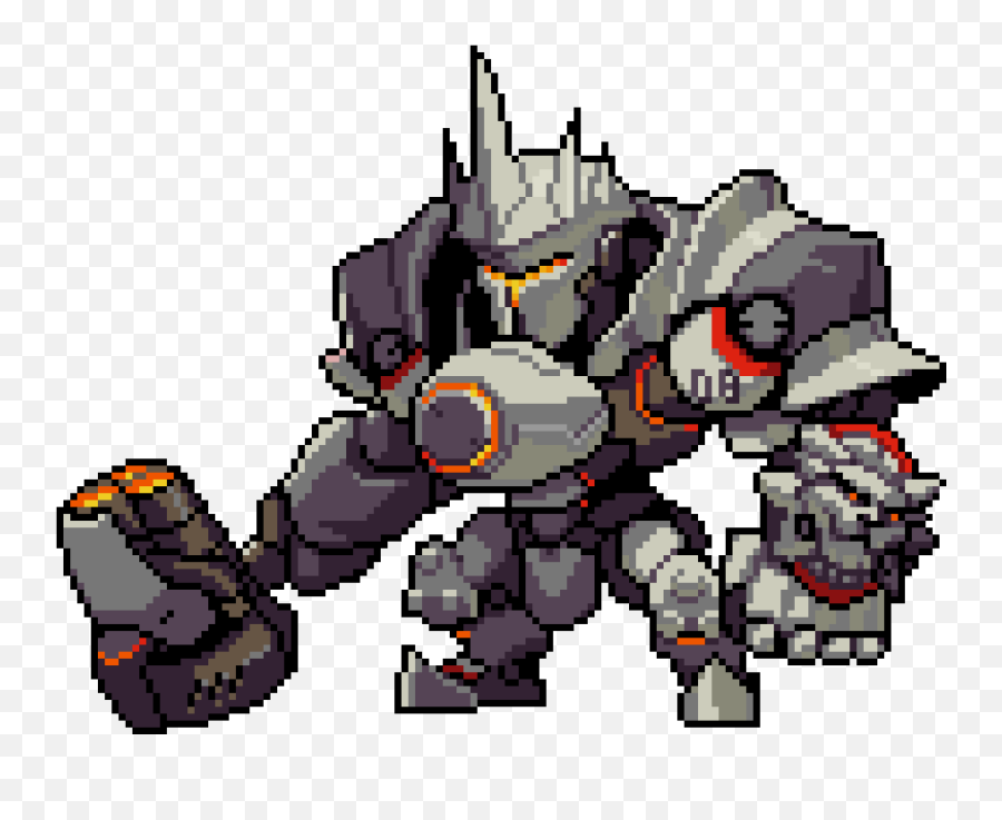 Overwatch Reinhardt - Overwatch Reinhardt Pixel Spray Png,Reinhardt Png