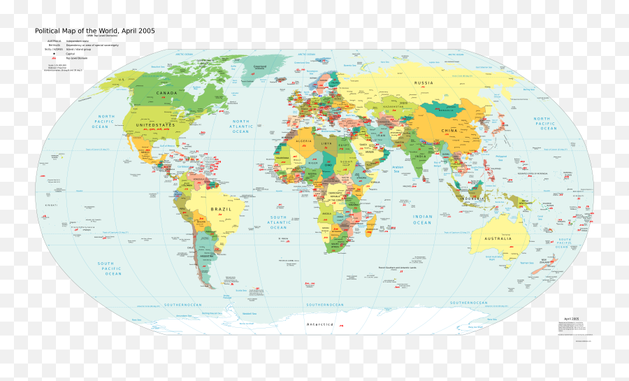 World Tld Map - Map Of The World With Scale Png,World Map Png
