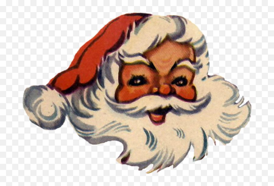 Jolly Santa Face In Jpg And Png - Santa Claus,Santa Face Png