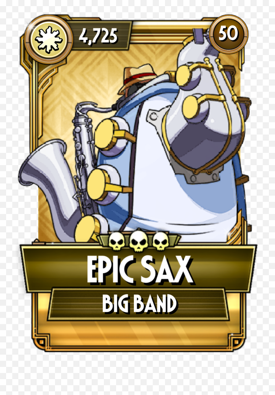 Epic Sax - Skullgirls Mobile Big Band Png,Sax Png