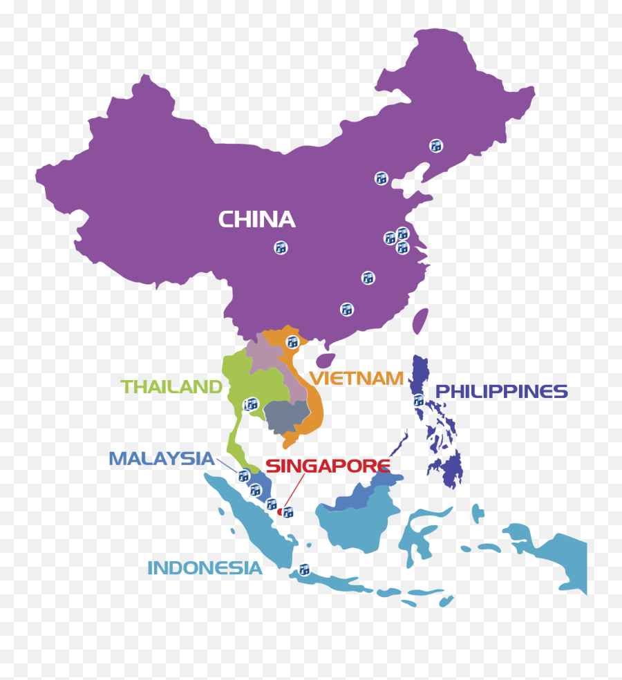 Thailand Map Png - China And Myanmar Map,China Map Png
