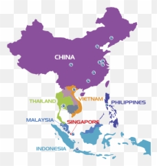 Thailand Map Png - China And Myanmar