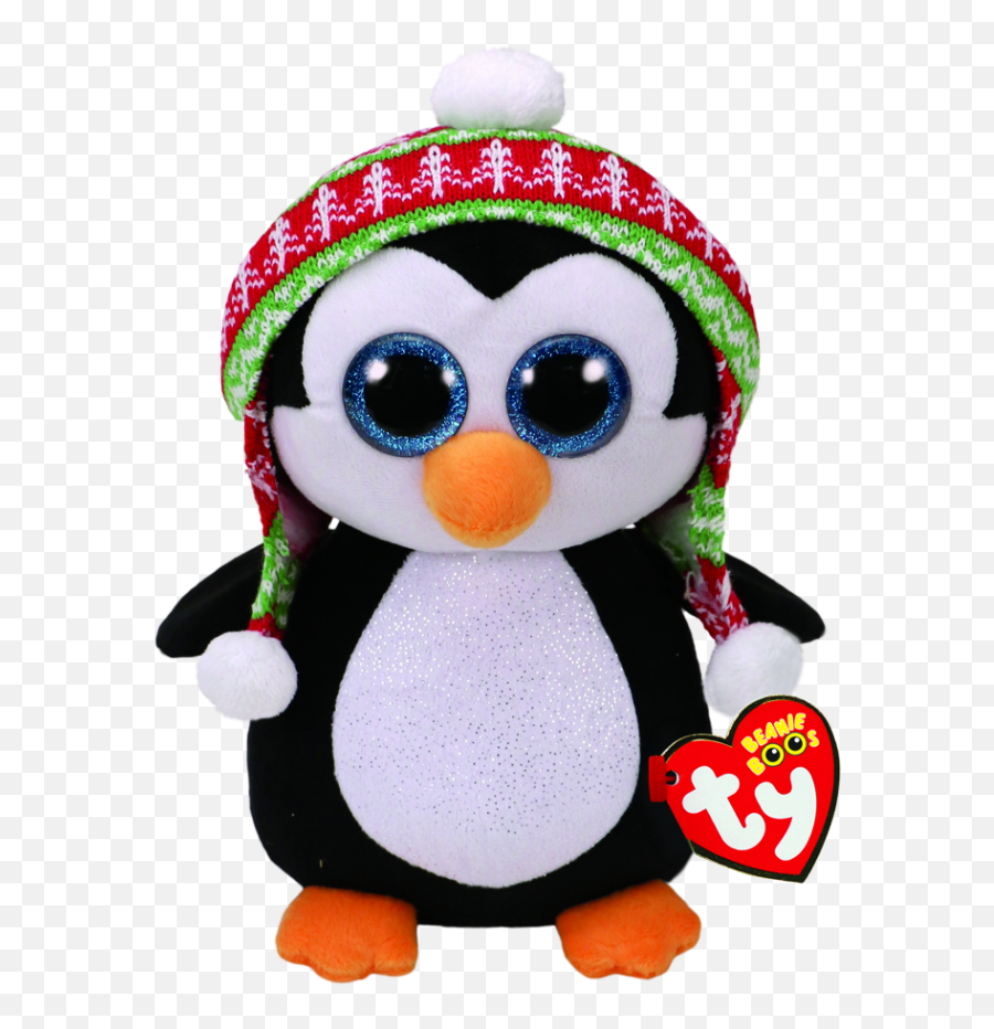 Penelope The Penguin Christmas Medium - Christmas Beanie Boos Penguin Png,Penguin Transparent