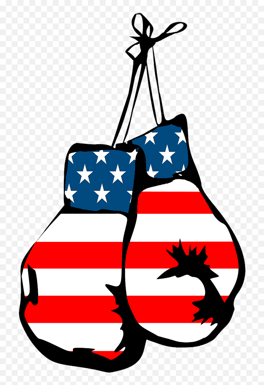 Boxing Gloves Clipart American Flag - Mexican Boxing Glove Gold Boxing Gloves Clipart Png,American Flag Transparent Background