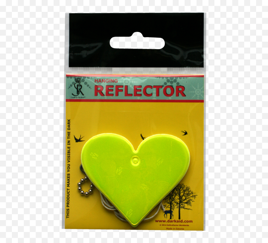 Soft Reflector Pendant - Yellow Heart U2013 Dark Aid Earrings Png,Yellow Heart Png