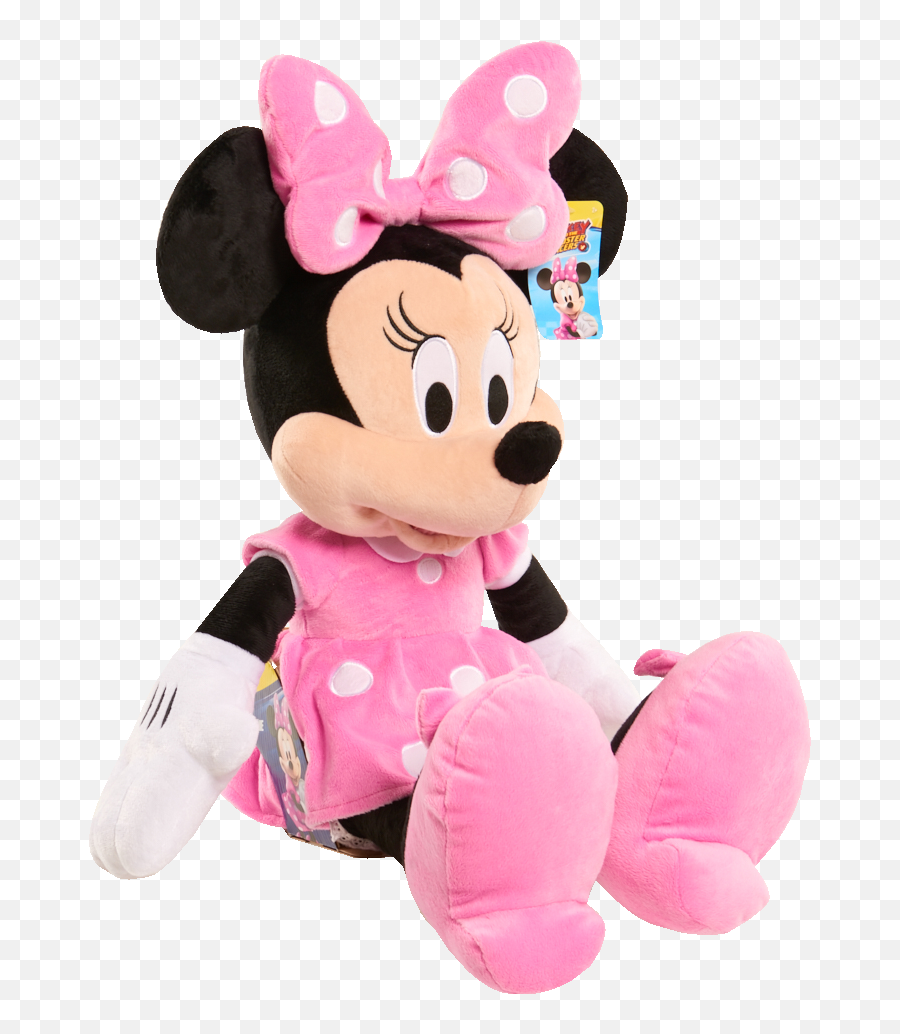 Disney Minnie Mouse Large Plush - Minnie Mouse Doll Png,Minnie Mouse Pink Png