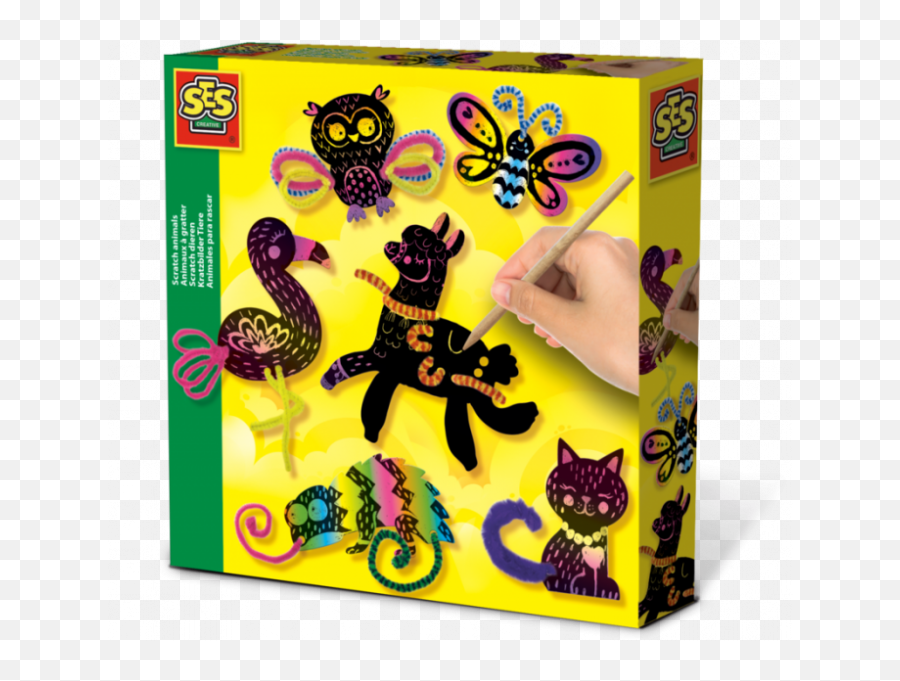 Ses Creative Scratch Animals - Ses Creative Png,Scratch Cat Png