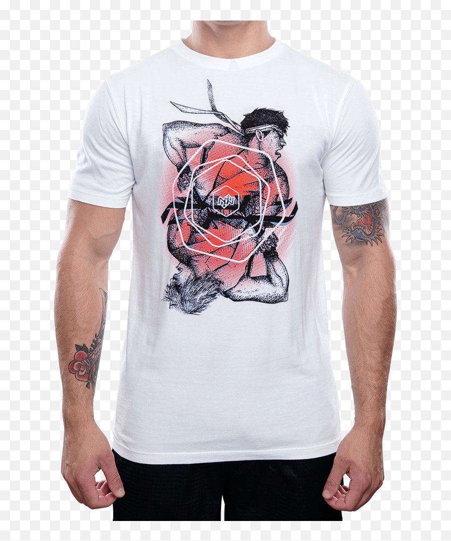 Ryu Vs Ken Hadouken T - Shirt Onnit Street Fighter T Shirt Png,Ryu Hadouken Png