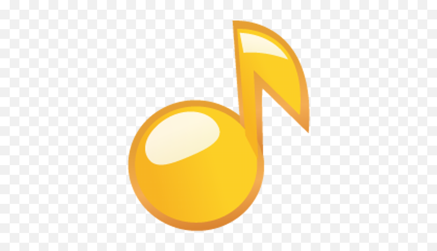 Nota Musical Amarilla - Notas Musicales Amarillas Png,Notas Musicales Png