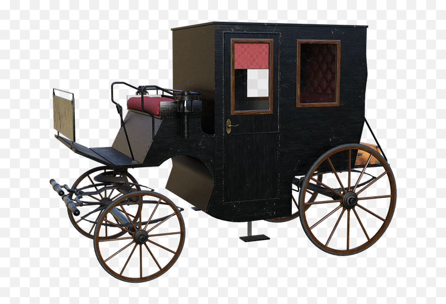 Old Carriage 3d Render - Clip Art Png,Carriage Png