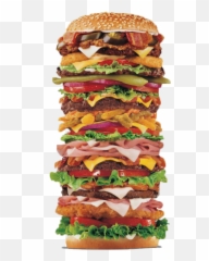 Sandwich Clipart Hamburger Transparent - Dagwood Burger Png,Hamburgers Png