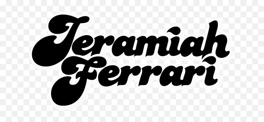Jeramiah Ferrari U2014 Jera Logo Tee - New Stock Arrived Calligraphy Png,Ferarri Logo
