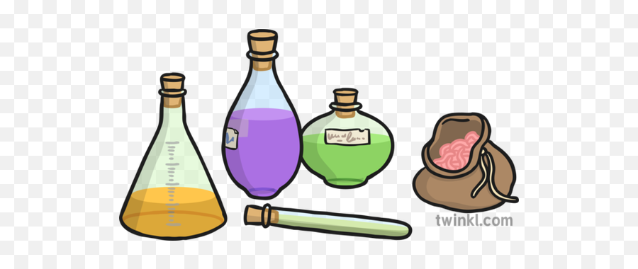 Potion Ingredients Illustration - Twinkl Twinkl Potion Png,Potions Png