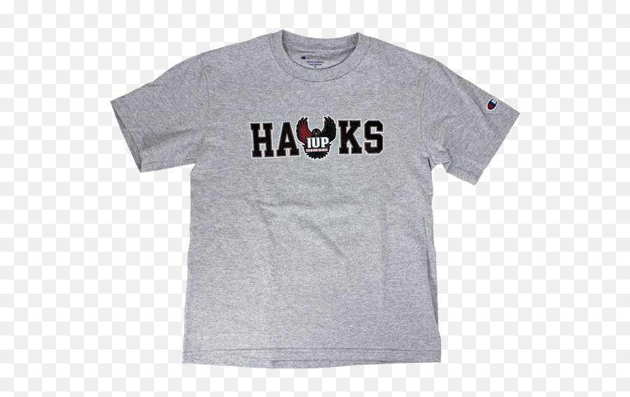 Youth T - Shirt Hawks Logo By Champion The Coop Store Short Sleeve Png,Champion Logo Font