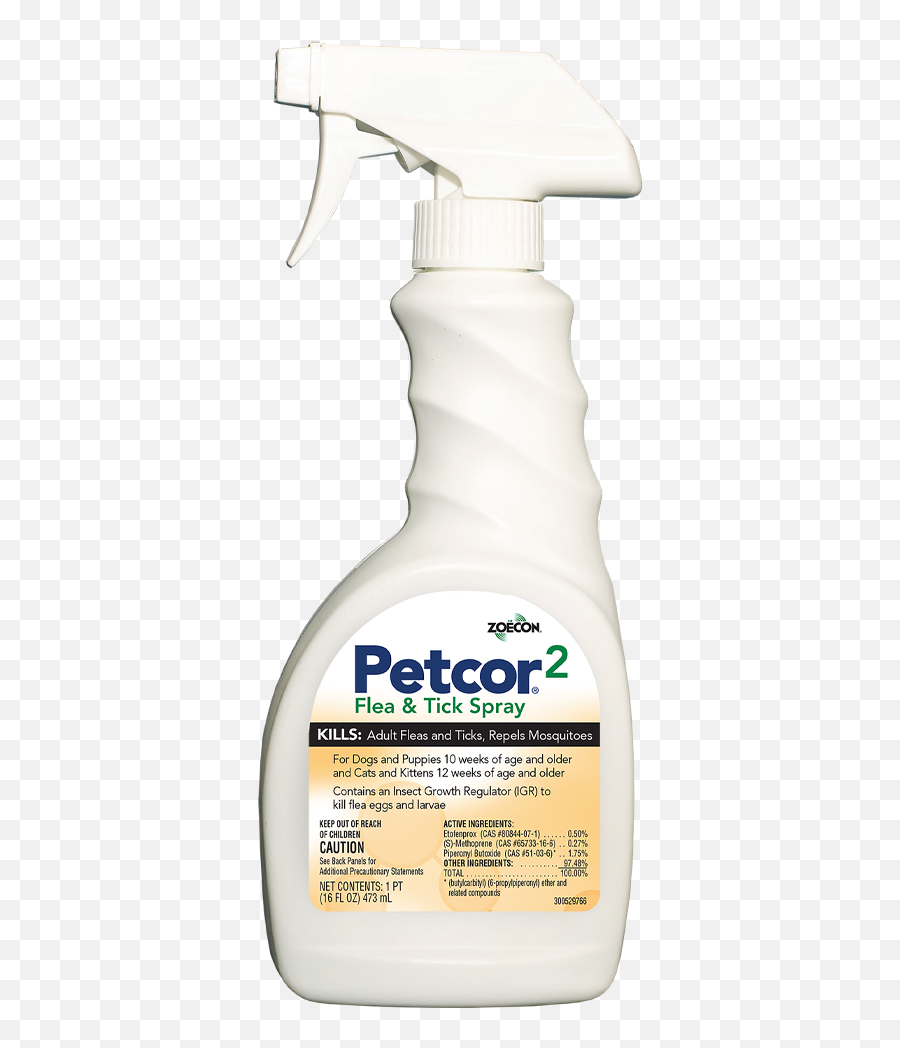 Petcor 2 Flea U0026 Tick Spray - Household Cleaning Supply Png,Flea Png