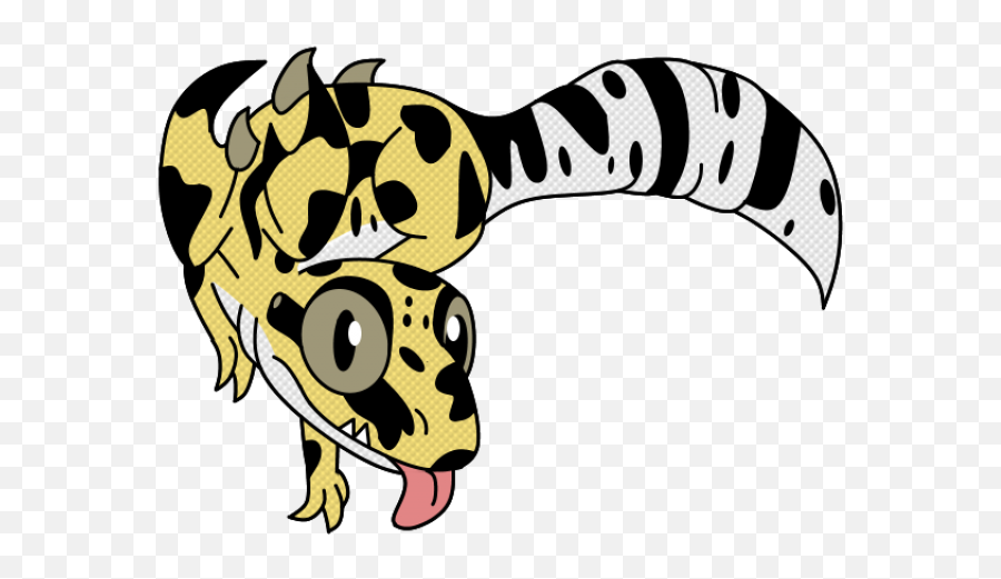 Leopard Gecko Clipart Line Art - Common Leopard Gecko Png,Leopard Gecko Png
