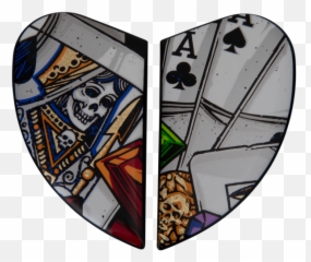 Side Plates For Icon Helmets - Playing Card png
