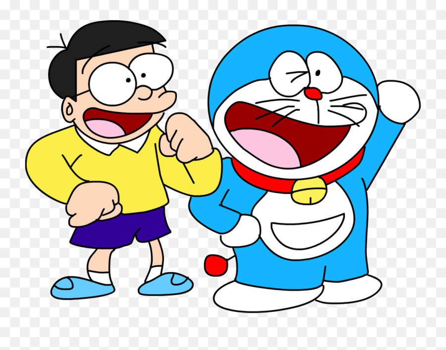 Doremon and Nobita, art, cartoon, doremon, drawing, graphic, illustrator,  lallupallu, HD phone wallpaper | Peakpx