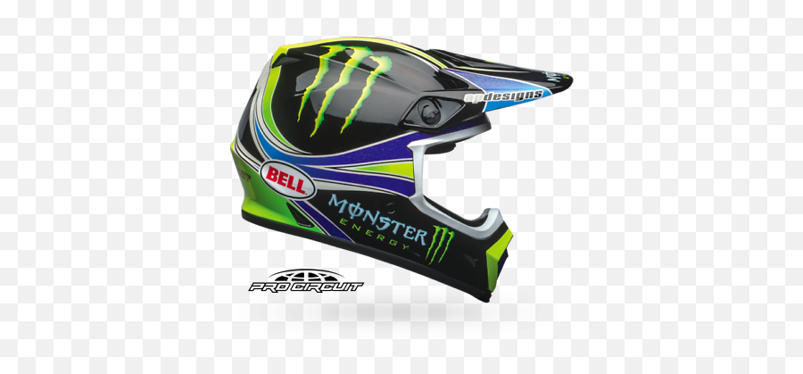 Monster Bike Helmet - Bell Monster Energy Helmet Pro Circuit Png,Icon Skeleton Skull Motorcycle Helmet