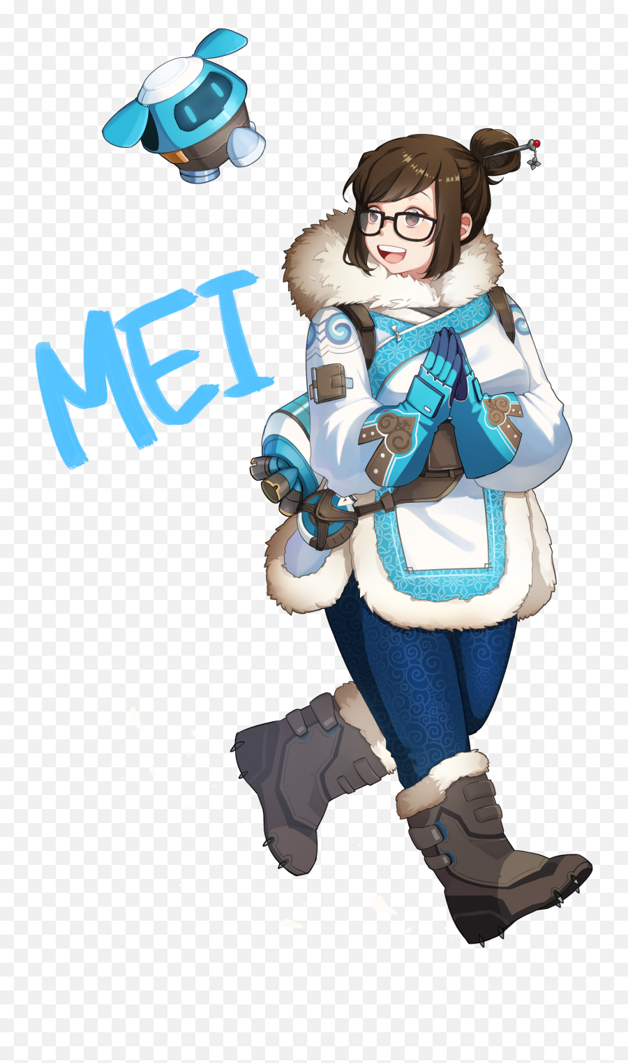Mei Overwatch Png - Danbooru Mei Snowball Overwatch Fictional Character,Anaversary Icon Overwatch
